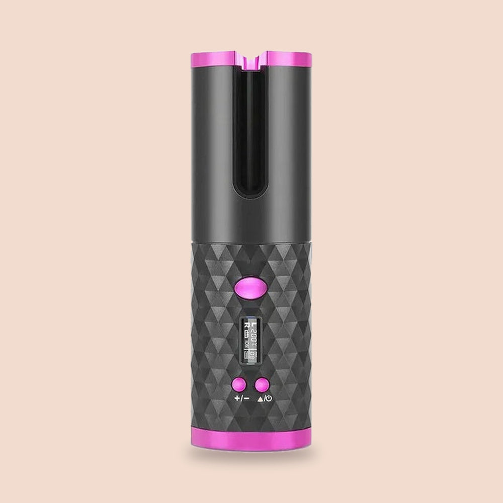 Auto-Rotating Cordless Curler — Salon Curls in Seconds