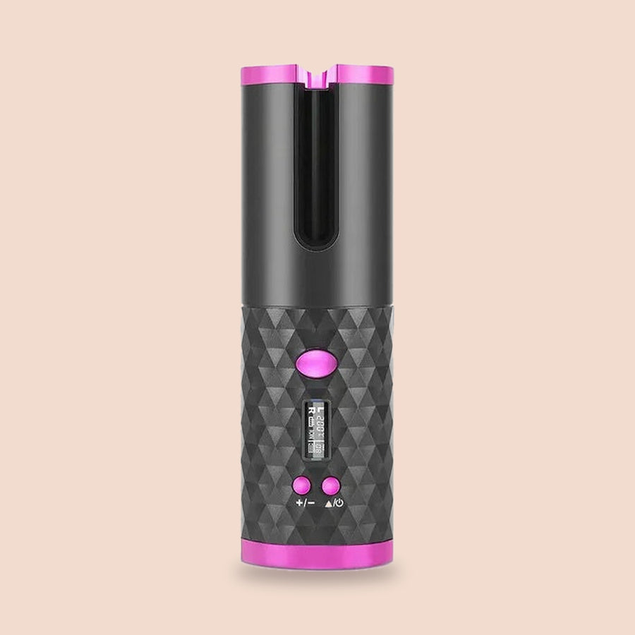 Auto-Rotating Cordless Curler — Salon Curls in Seconds